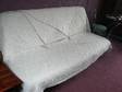 sofabed Large,  metal framed sofabed (Ikea) with cream....